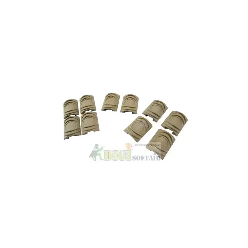 Element copri rail TDI Tan 10pcs
