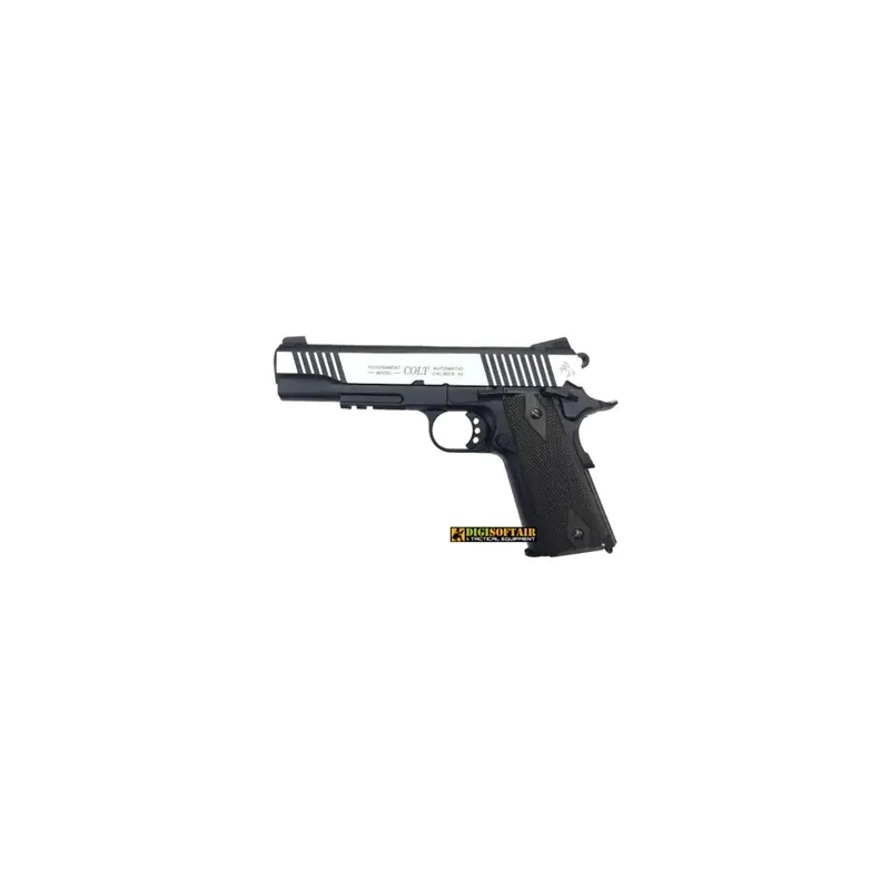 Colt 1911 Rail Gun co2 Dual tone cybergun 180525