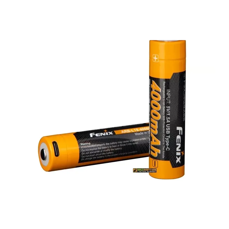 Fenix Batteria Ricaricabile 18650 4000 mAh ARB-L18-4000U