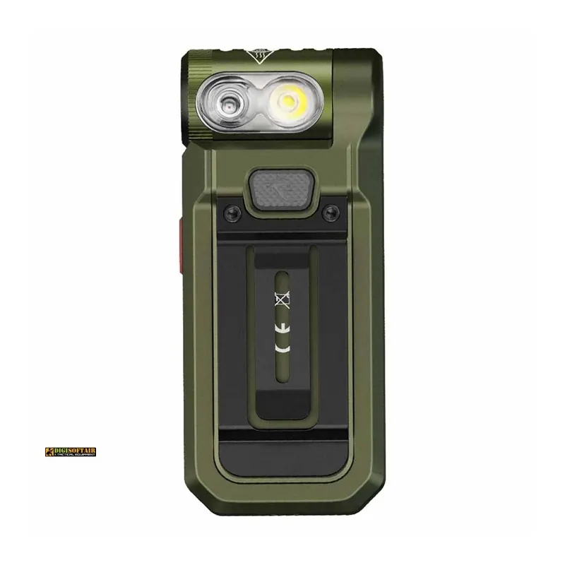 Fenix SW05R-RED Spruce Green Torcia Clip-On Ricaricabile