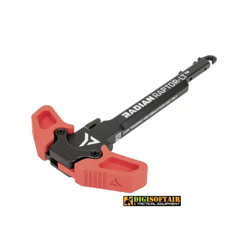 PTS Radian Raptor LT Ambidextrous RED Charging Handle for AEG/ERG