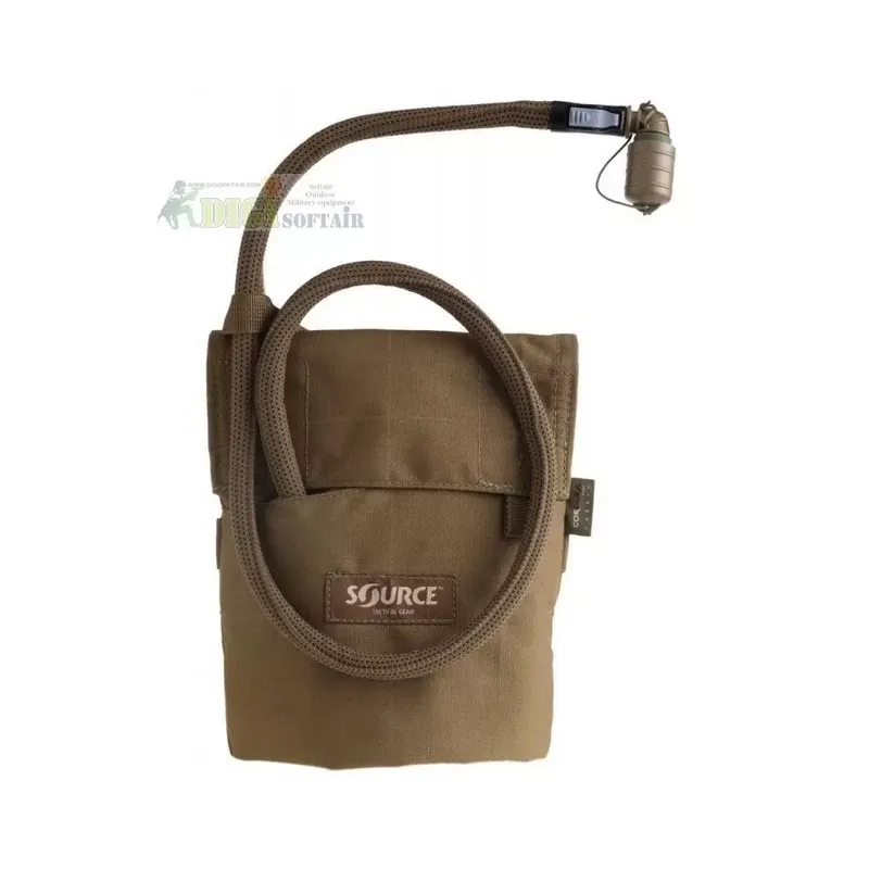 Kangaroo coyote brown 1L Collapsible Canteen with Pouch Source