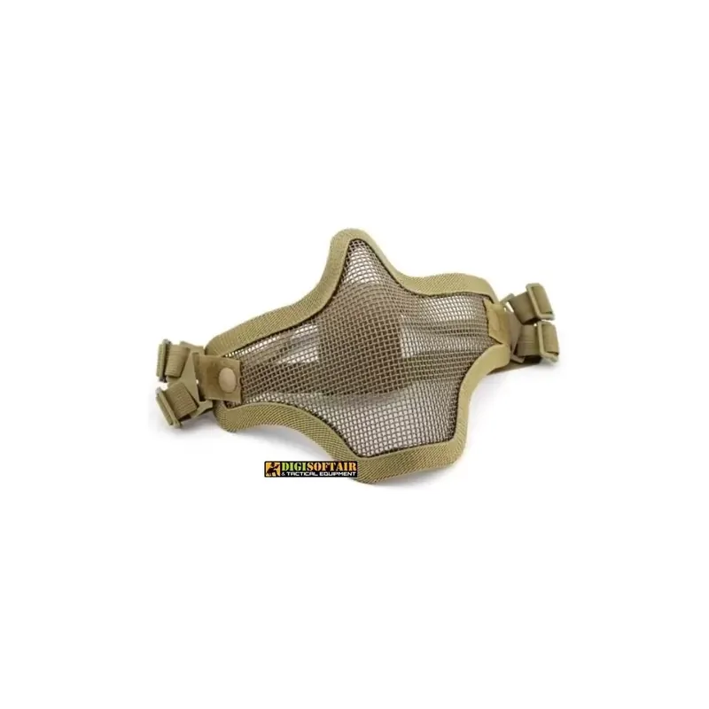 Wosport Maschera Strike Coyote Con Retina In Metallo