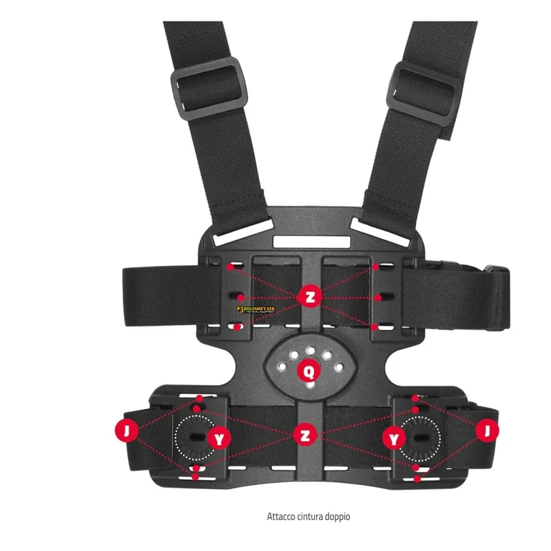 Vega Holster Piattaforma Cosciale Nera Multi Uso 8K18