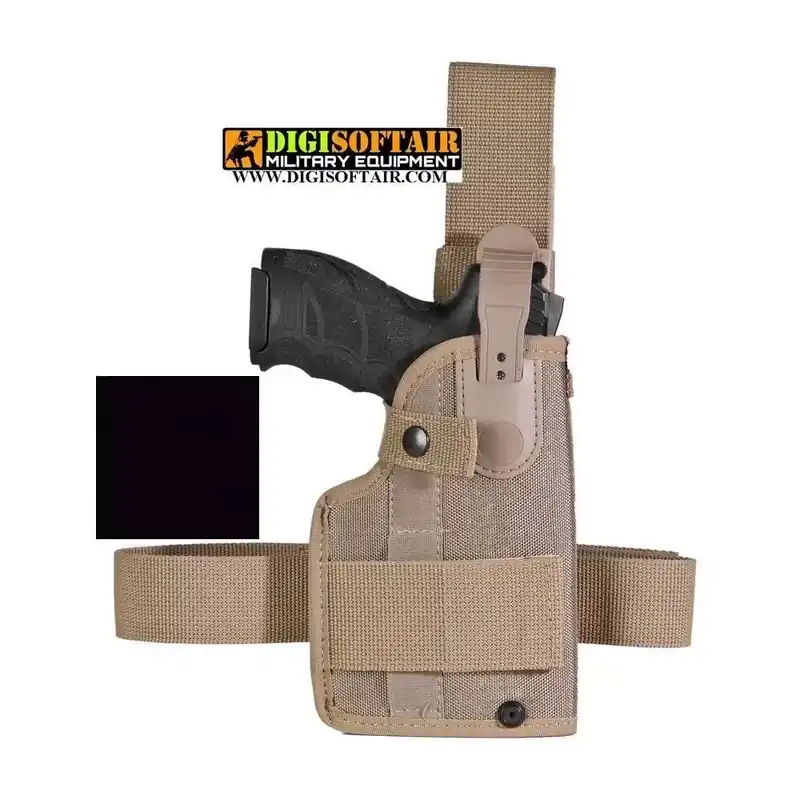 Vega holster Fondina cosciale multiuso in cordura NERA LTL2