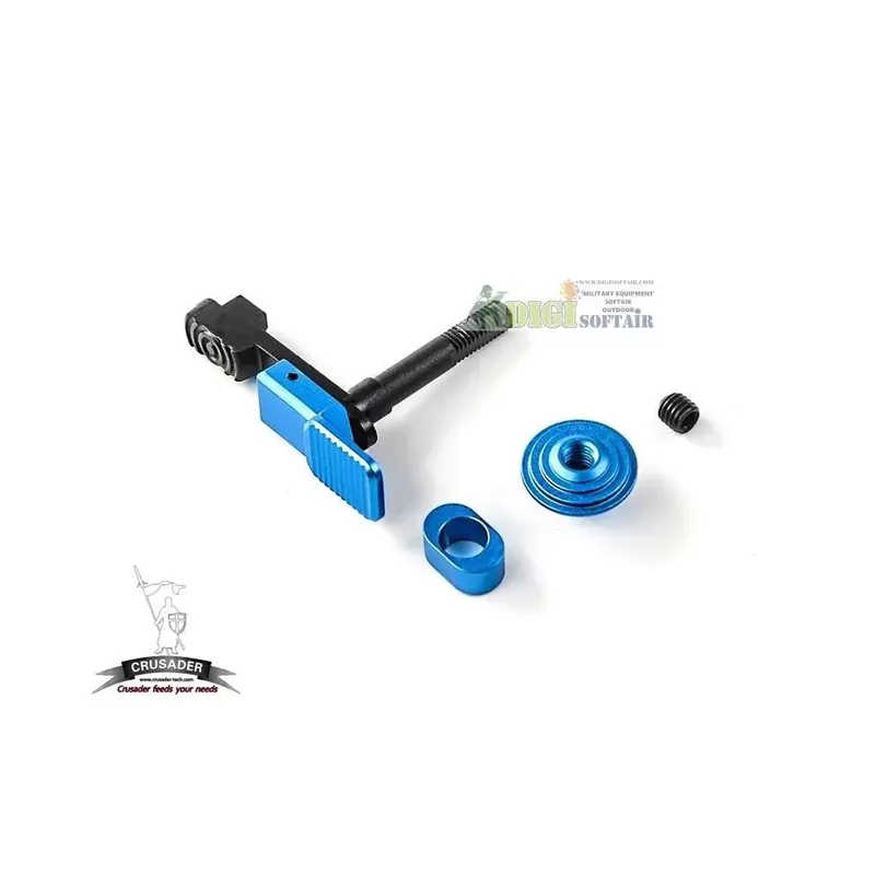 M4 AMBIDEXTROUS MAGAZINE CATCH BLUE Crusader By VFC