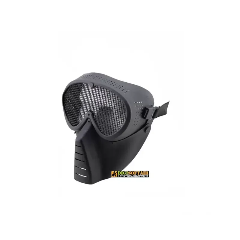 Sansei Nera, maschera a rete per softair KR014B