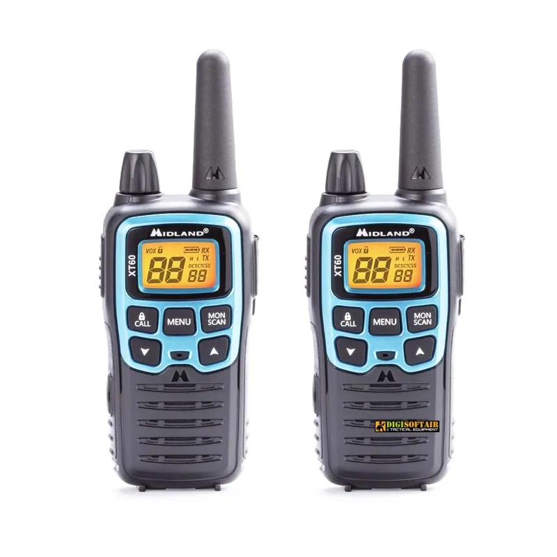 Midland XT60 — Walkie Talkie Dual Band, Portata fino a 10 km