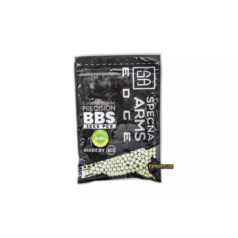 Specna Arms Edge Tracer BIO Precision BBs 0,25g 1000 BBs Green SPE-16-029330