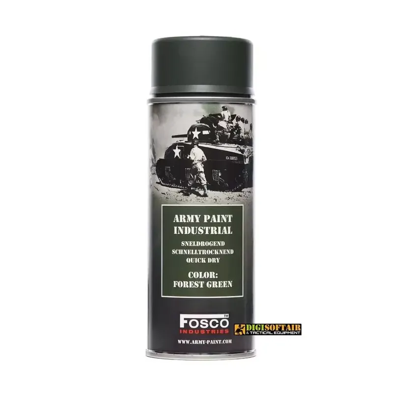 Vernice Forest green fosco 400ml per armi RAL 6031