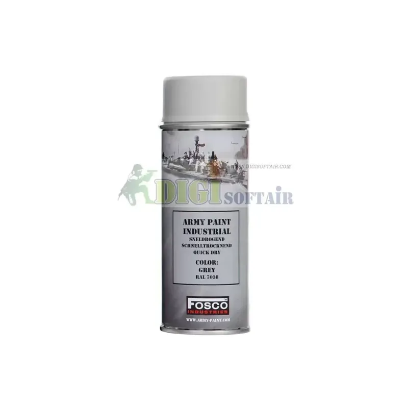 Vernice Grey Fosco 400ml per armi RAL 7038