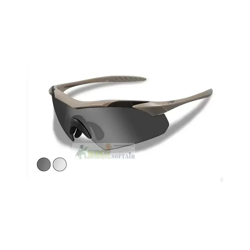 WILEY X vapor frame Tan set 2 lenti