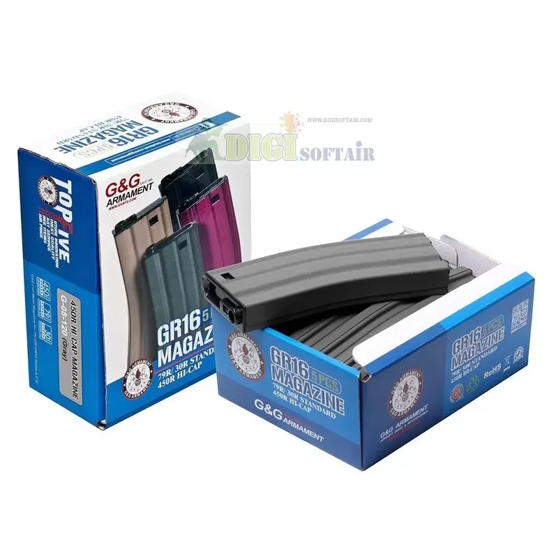 G&G caricatore 450bb M4 M16 series PACCO 5 PCS