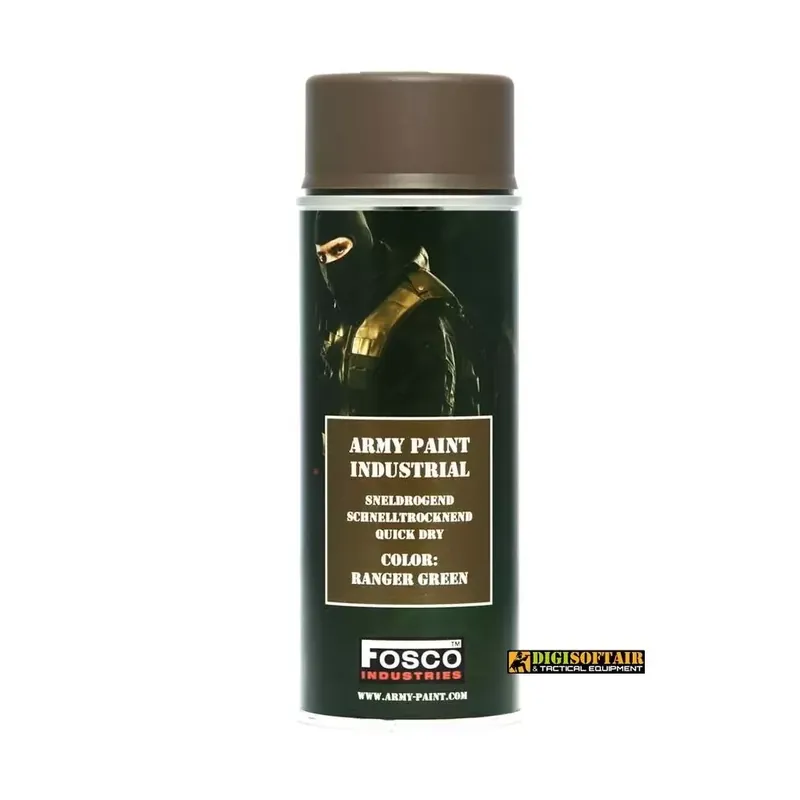 Vernice Ranger green Fosco 400ml per armi