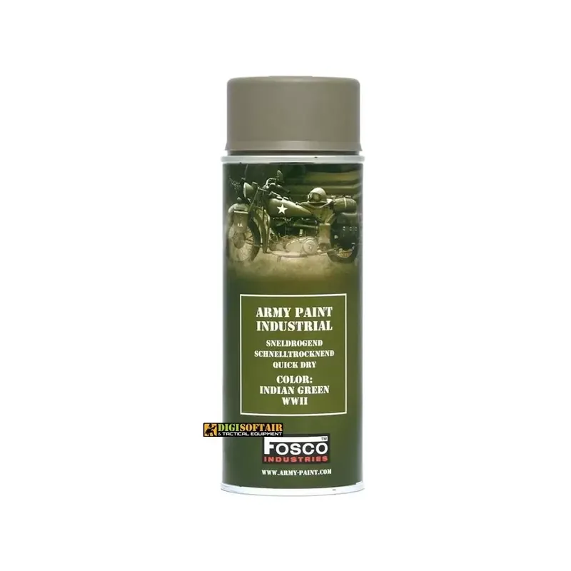Vernice Indian green WWII Fosco 400ml per armi