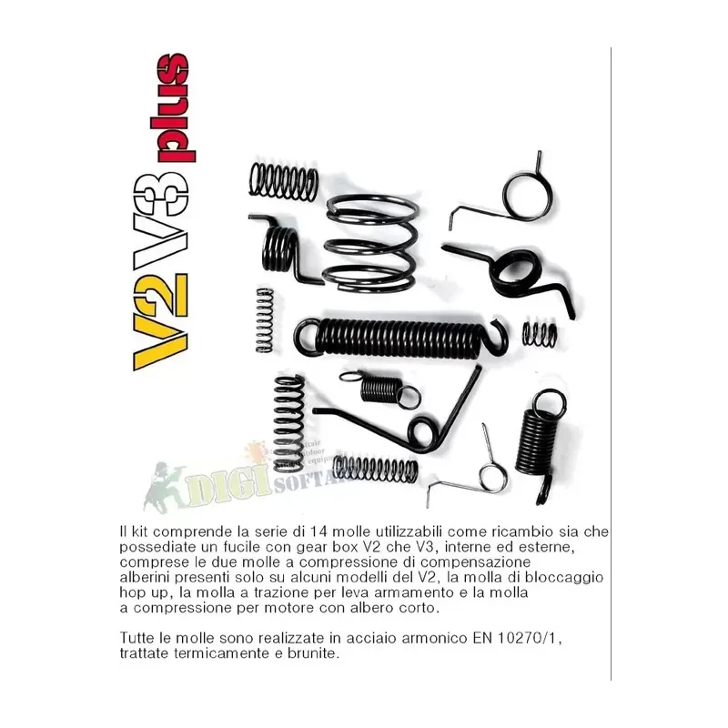 Pirani Kit Molle per gearbox V2 e V3