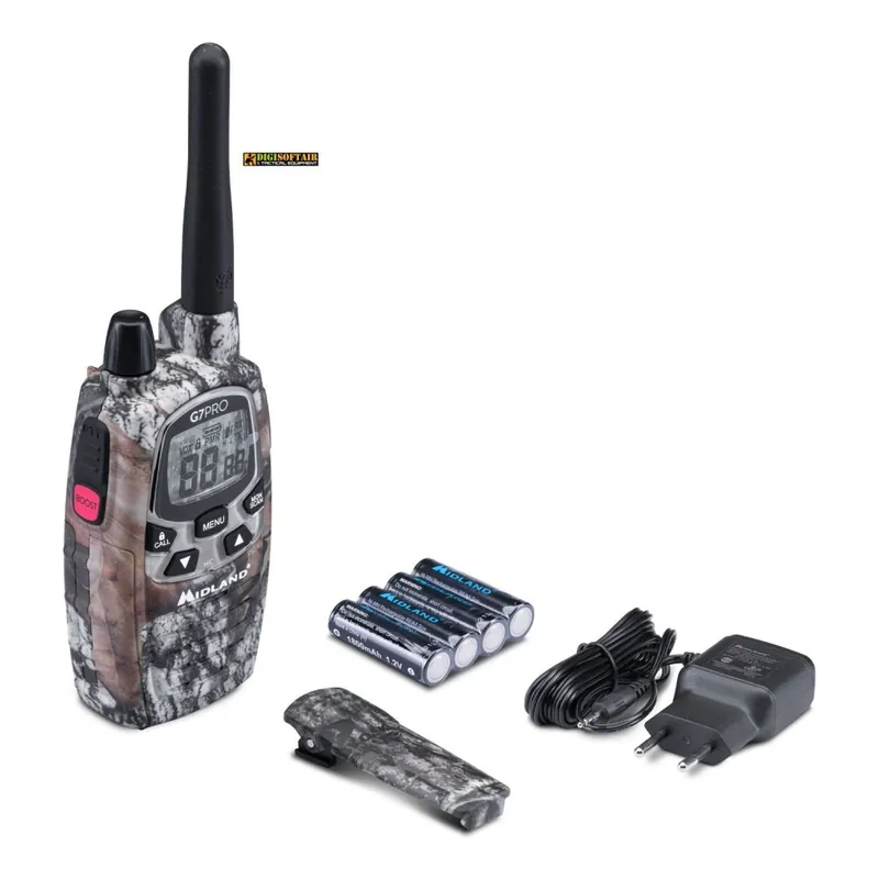 Midland G7 PRO Mimetic ricetrasmettitore bibanda LPD PMR semi professionale