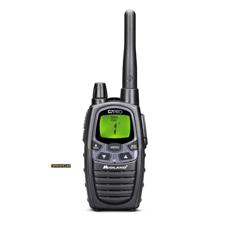 Midland G7 Pro Black ricetrasmettitore bibanda LPD PMR semi professionale