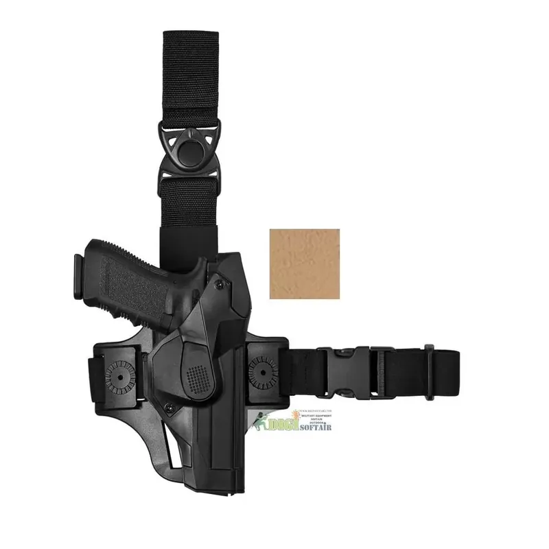 DCHT8 VEGA HOLSTER Duty CAMA Holster thigh kit coyote tan per GLOCK 17