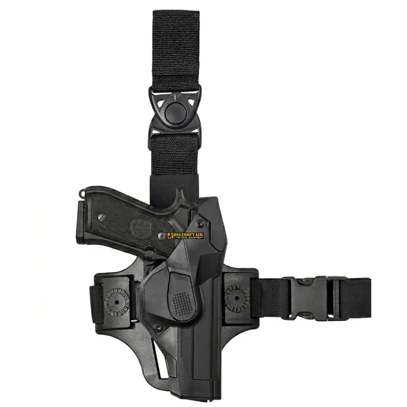 DCHT8 Vega Holster Duty CAMA Holster thigh kit nera per Beretta 98