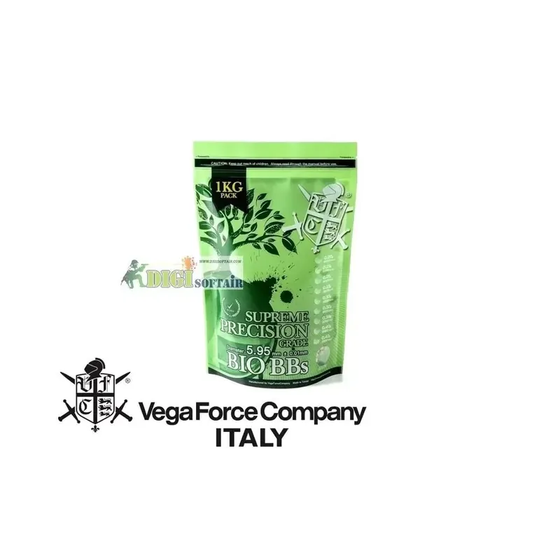 Pallini VFC 0,32gr biodegradabili bianchi