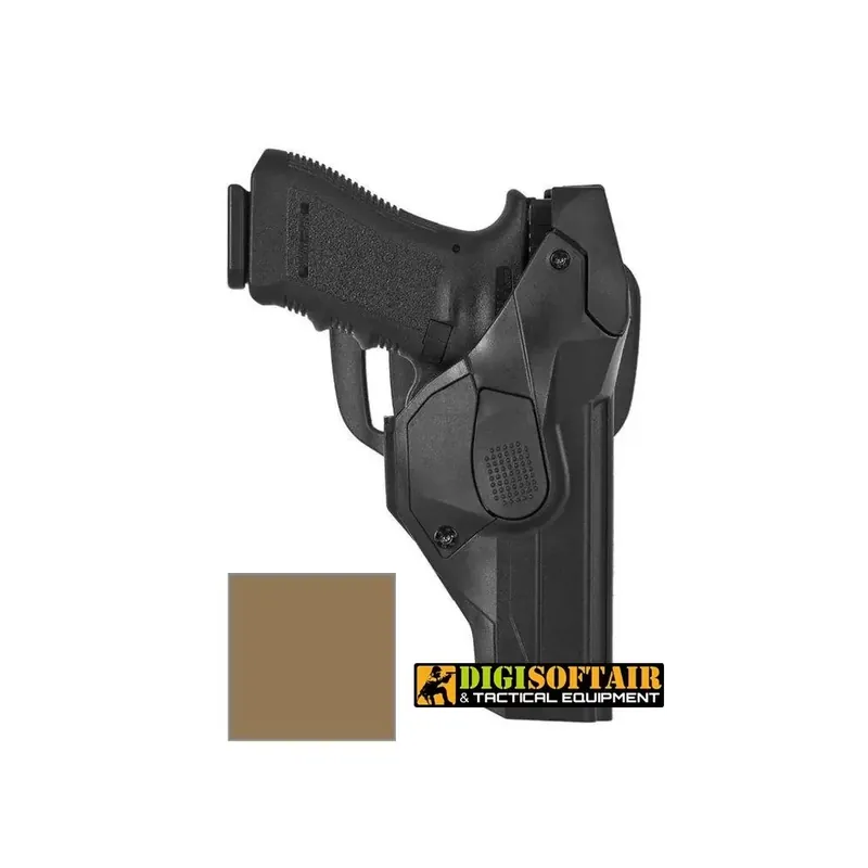 DCH8 Duty CAMA Vega holster fondina DESERT per Glock 17