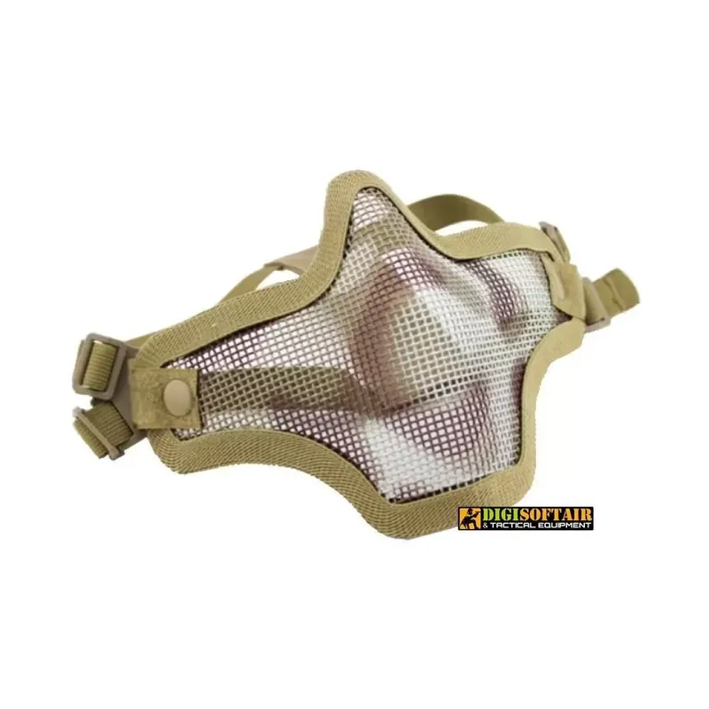 Maschera half face Strike desert camo KR001MS Wosport