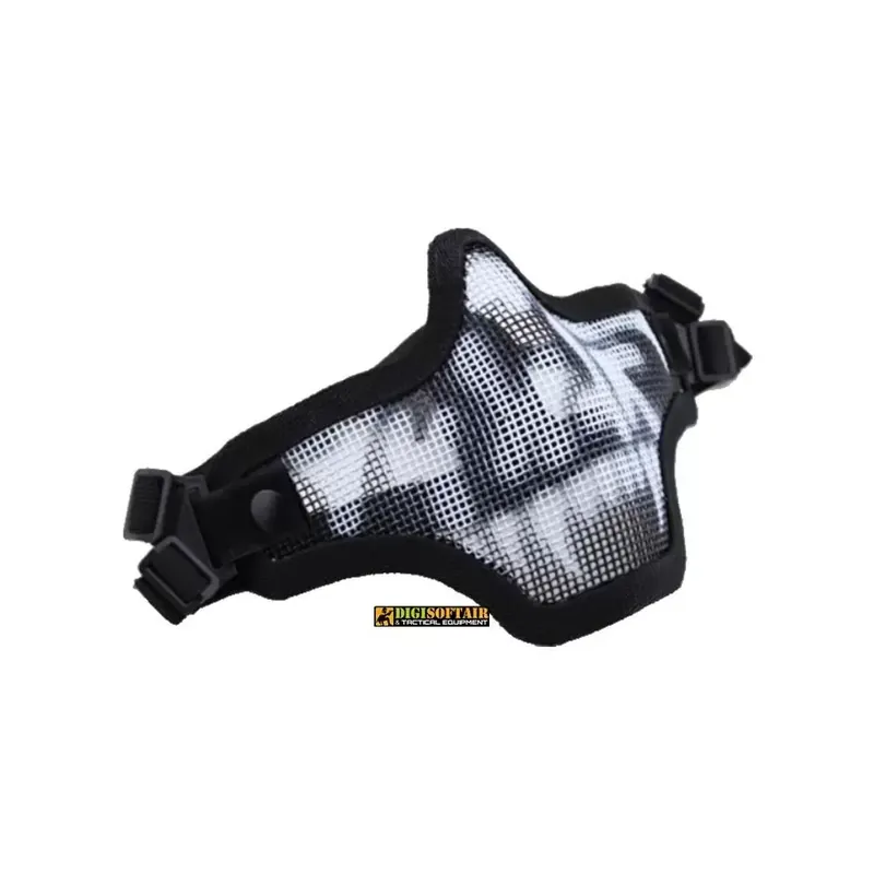 Maschera half face Strike SKULL KR001BN