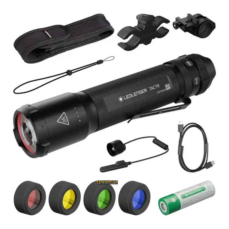 Ledlenser TAC7R Tactical Outdoor Set Nero 3200 lm (503295)