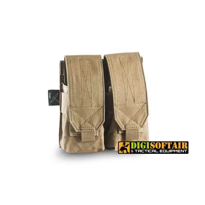 cygni double magazine m4 andak pouch 600d poly coyote tan openland CY-008 03