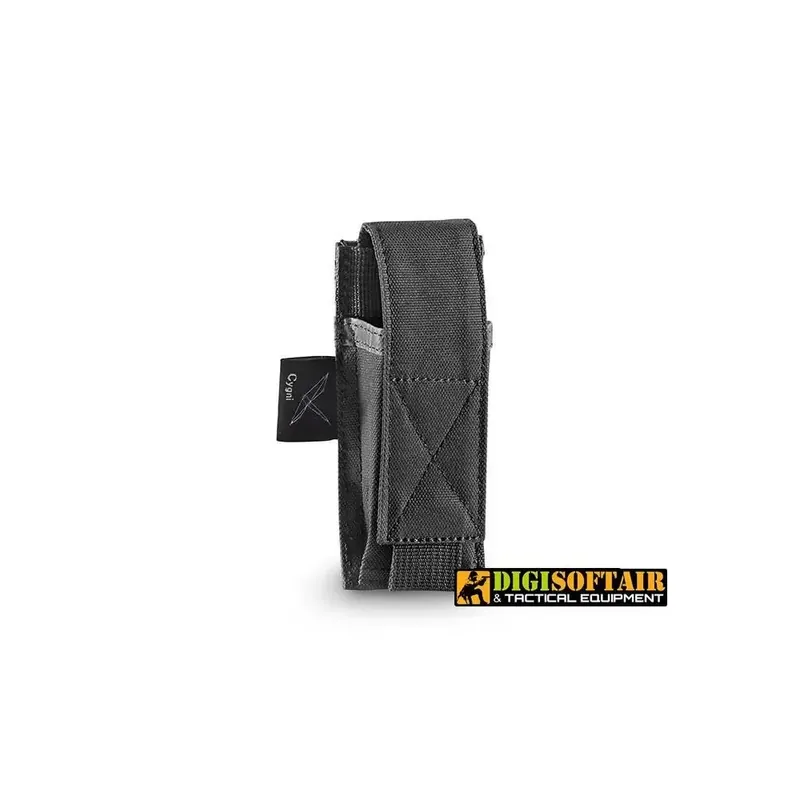 Cygni single pistol magazine pouch 600d poly black openland CY-013 01