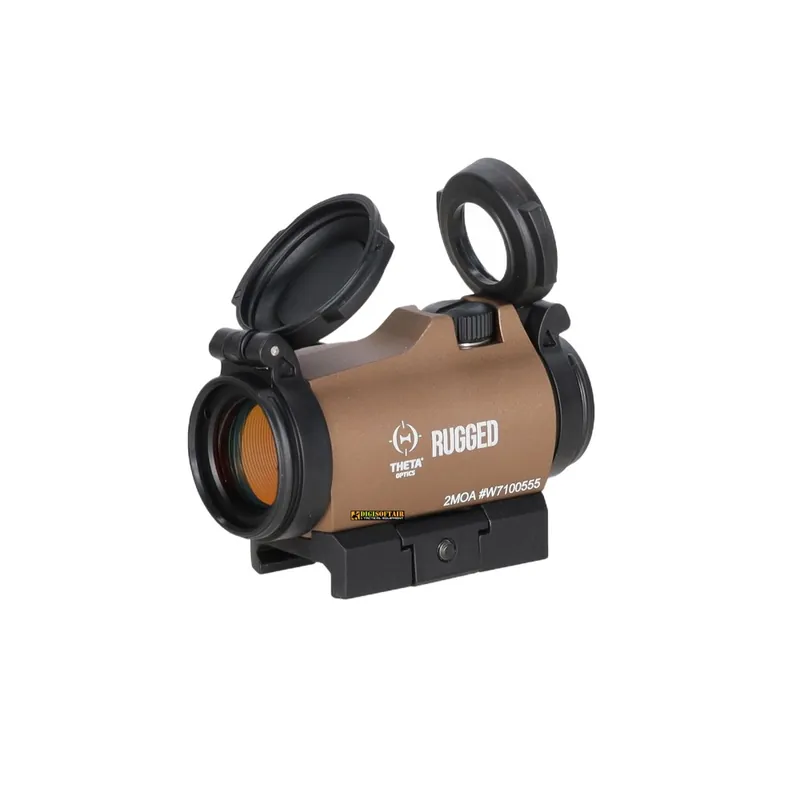 Theta Optics Rugged D2 Red Dot Sight Tan THO 10 048692