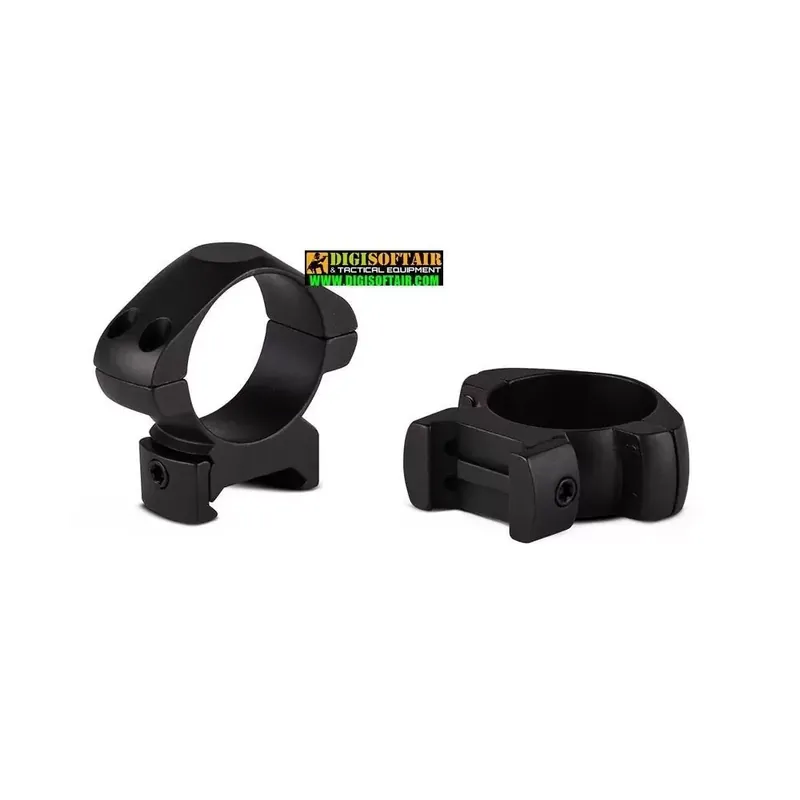 Anelli per ottiche in acciaio Konus Diametro Ø25,4mm (1") • Profilo basso (17,1mm) 7402
