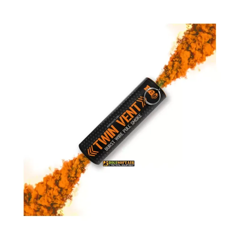 Enola Gaye Twin Vent II Wire Pull® Smoke Grenade orange
