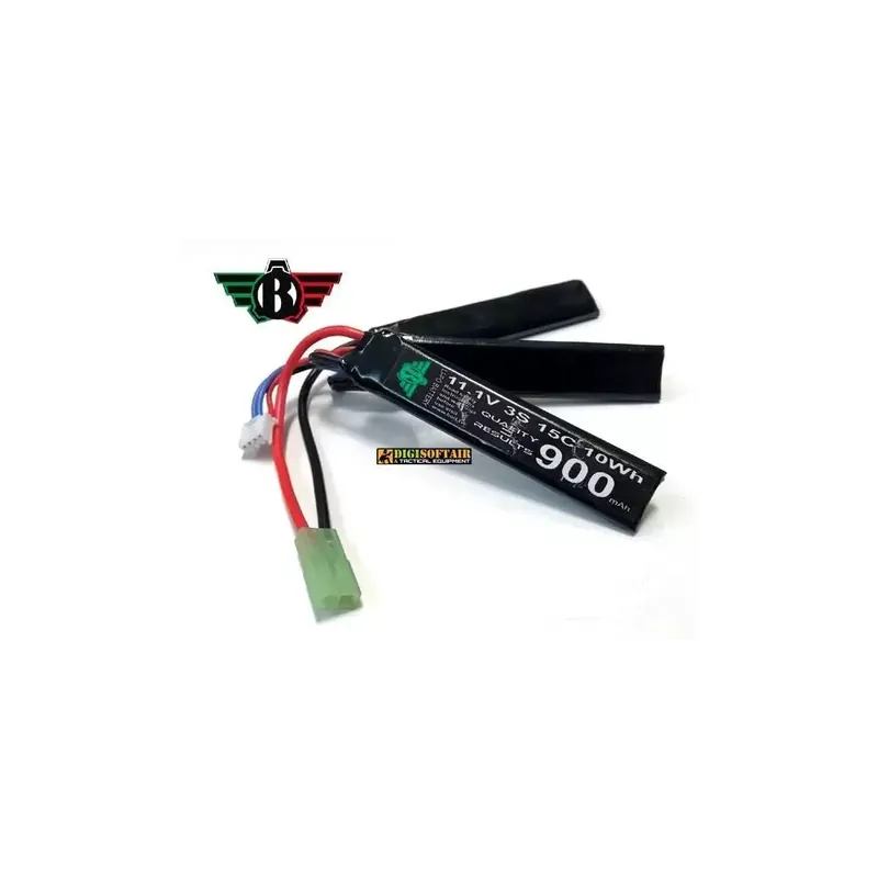 LIPO 11,1X900 15C divisa in 3 elementi (specifica per le repliche BOLT)