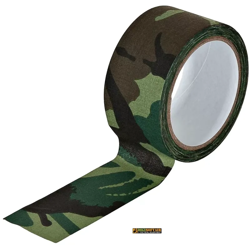 Nastro Mimetico Woodland Adesivo 10m MFH