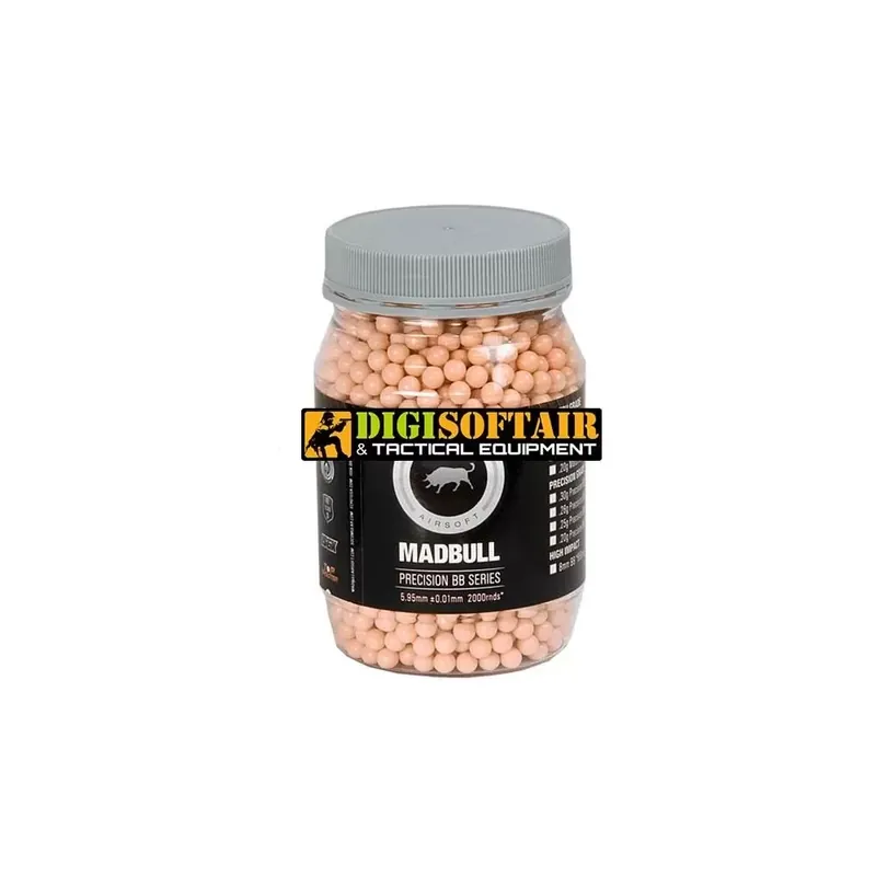 Pallni madbull 0,20g red Bio Tracer BB PLA 2000bb