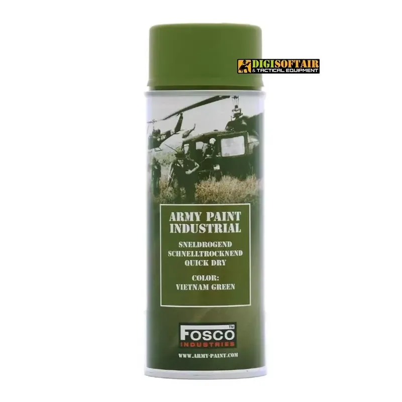Vernice vietnam green Fosco 400ml per armi