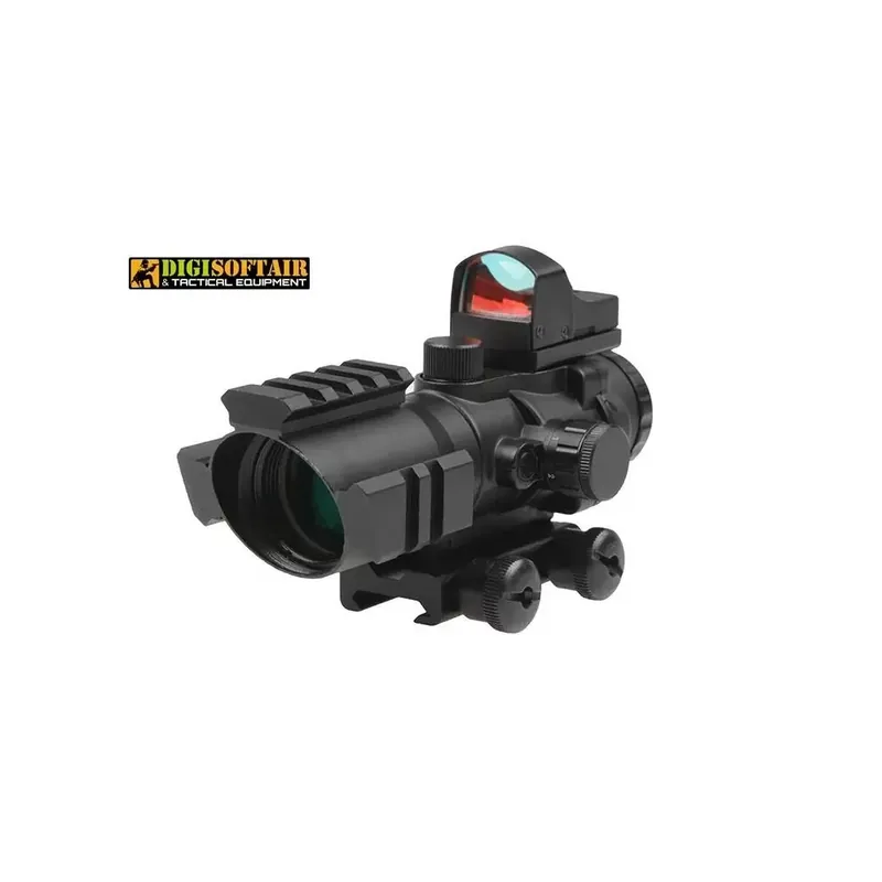 Rhino 4X32 Scope with Red Dot Sight Theta optics