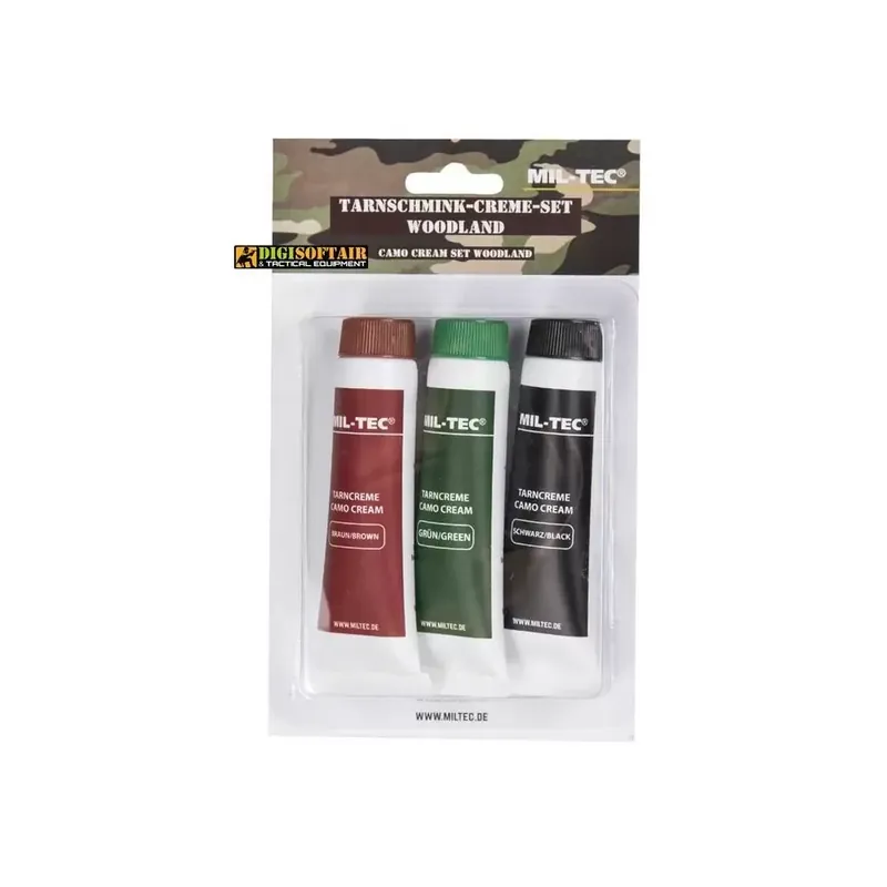 Woodland Camo Face Paint set Miltec 16332000