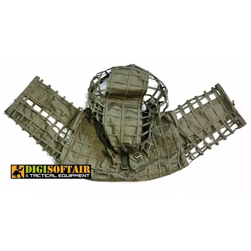 MONGOOSE - GHILLIE SNIPER HOOD - Light - Ranger green
