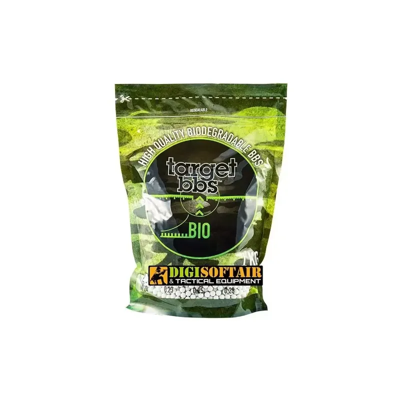 Pallini 0,23g Target biodegradabili 1kg bianchi