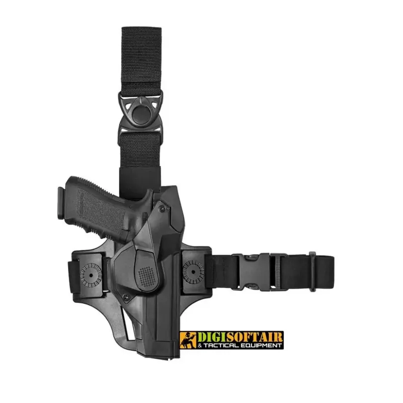 DCHT8 Vega Holster Duty CAMA Holster thigh kit black Glock 17