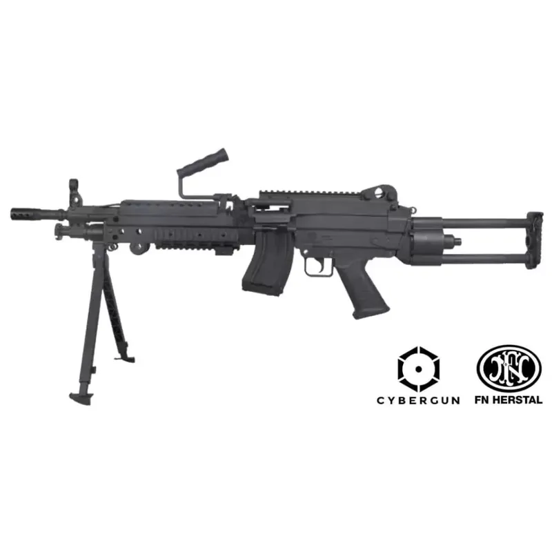 FN M249 MINIMI PARA "FEATHERWEIGHT" BLACK CYBERGUN