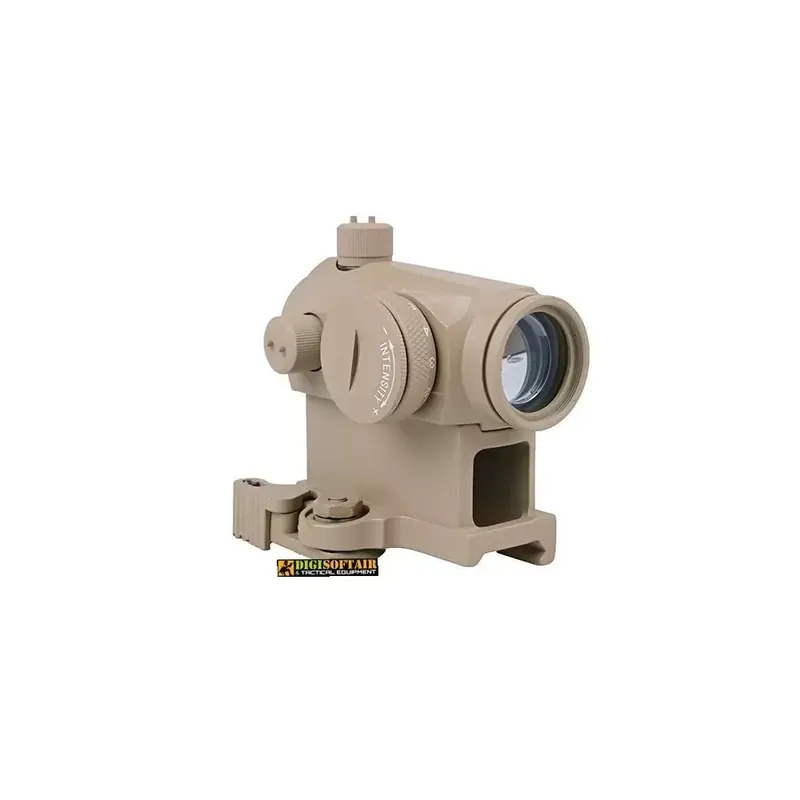 red dot sight replica with QD mount and low mount - tan aim-o AMO-10-008410
