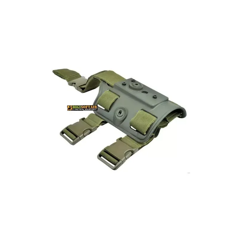 Cosciale per fondina wosport compatibile cytac olive