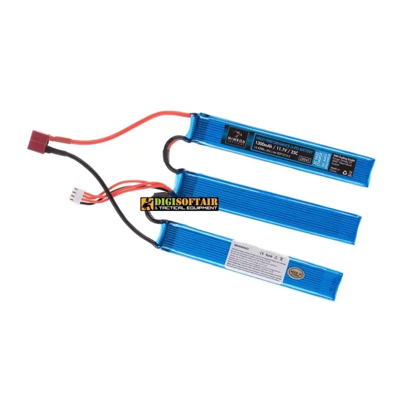 Nimrod Lipo 11.1V 1300mAh 25C Split Type T-Plug