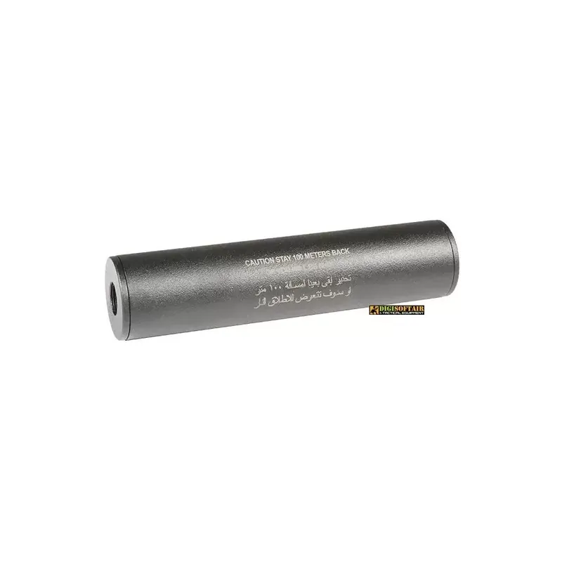 35x150 "Stay 100 meters back" Covert Tactical standard silencer replica 09-019866