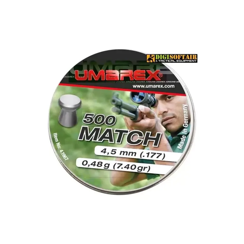 Umarex Piombini match cal 4.5mm 0.48gr
