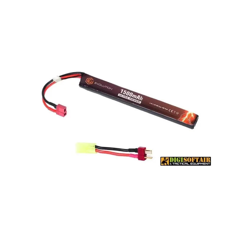 Evolution Li-Po 7.4V 1500mAh 20C 40C mm 15X19X167 EA0153B